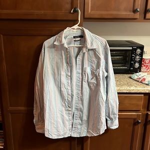 Mens Nautica Medium long sleeve dress shirt